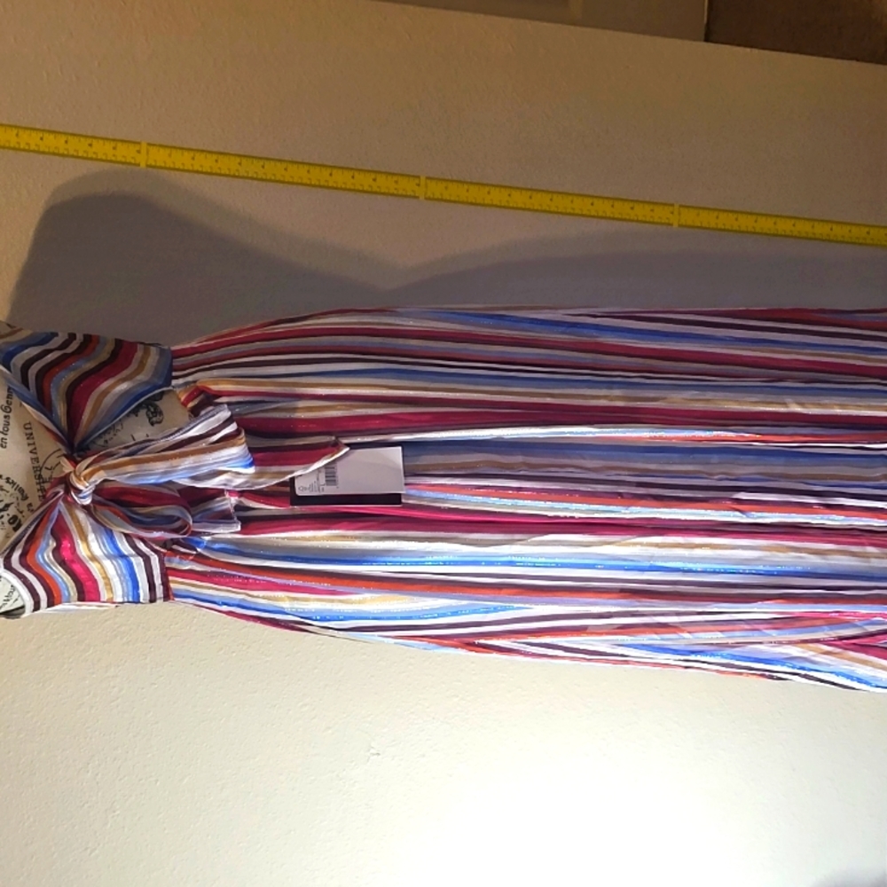 Multi-color spaghetti strap dress